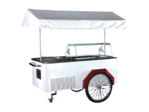 Ice Cream Push Cart Ital Cart Isolated