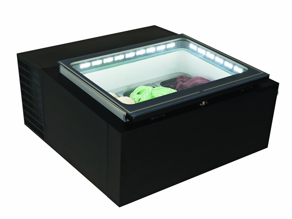 G3 Countertop Display Case for Ice Cream